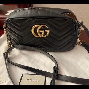 Gucci Marmont Small Matelassé Shoulder Bag